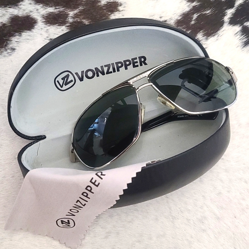 Von Zipper Skitch Polarized Aviator Sunglasses